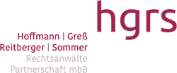 Job Logo - hgrs Hoffmann Greß Reitberger Sommer Rechtsanwälte Partnerschaft mbB