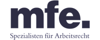 Logo mfe. Rechtsanwälte Mößner Ender PartmbB