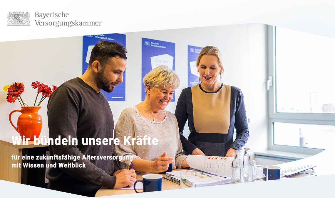 Headerbild Bayerische Versorgungskammer - Sachbearbeiter Altersversorgung für Leistungsangelegenheiten (m/w/d) - 7760100