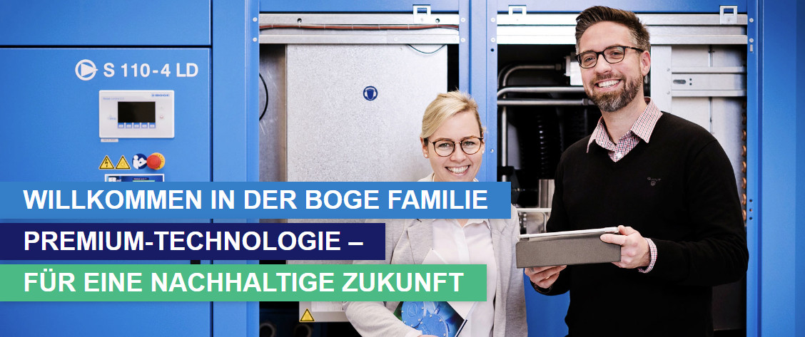 Headerbild BOGE KOMPRESSOREN Otto Boge GmbH & Co. KG - Technischer Vertriebsmitarbeiter für die OEM-Kundenbetreuung im Innendienst (m/w/x) - 7763910