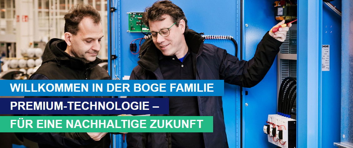 Headerbild BOGE KOMPRESSOREN Otto Boge GmbH & Co. KG - Servicetechniker für die Region Hamburg/Schleswig-Holstein (m/w/x) - 7766942
