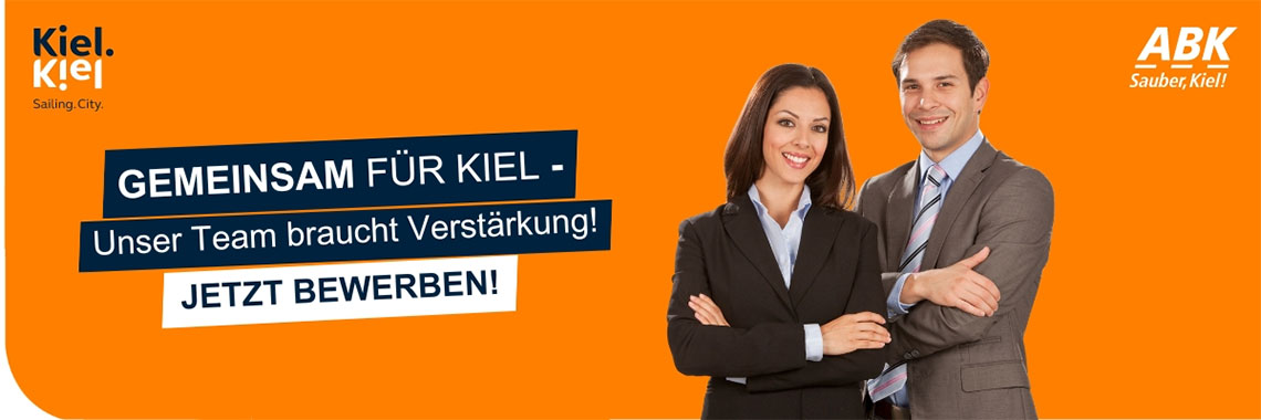 Headerbild Abfallwirtschaftsbetrieb Kiel (ABK) - Abteilungsleiter*in Kunden und Nachhaltigkeit - 7772609