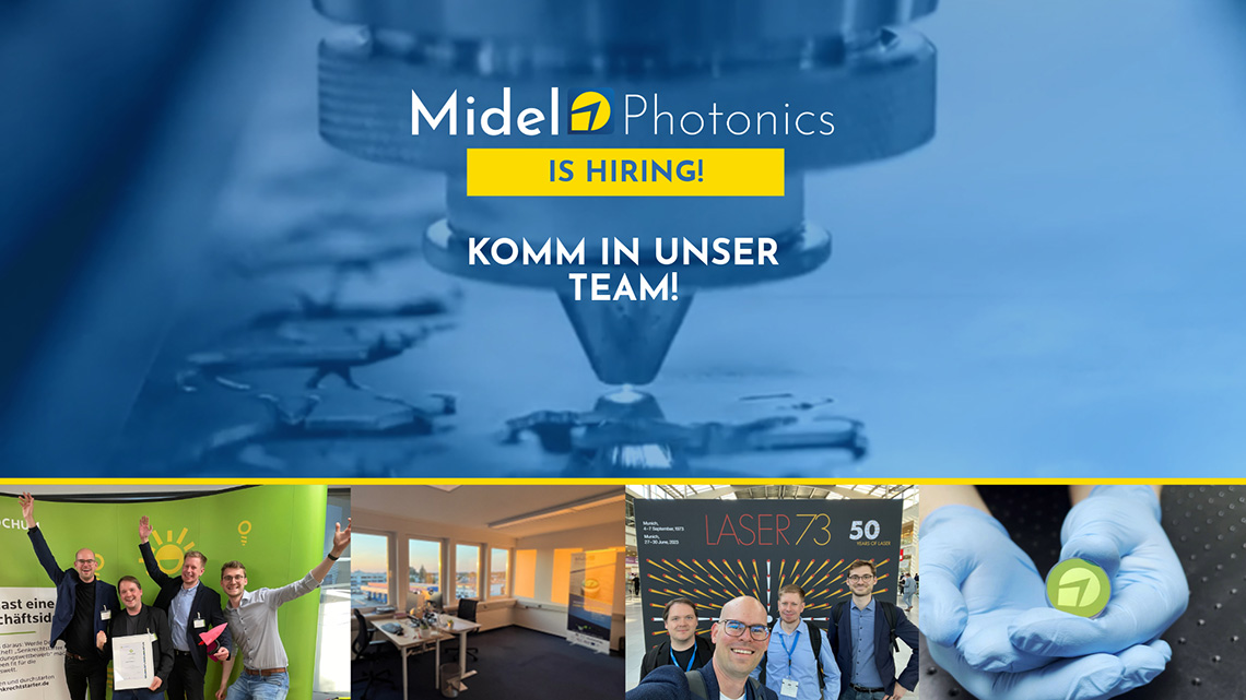 Headerbild Midel Photonics GmbH - Produktmanager*in (w/m/d) bei innovativem Laser-Startup - 7772905