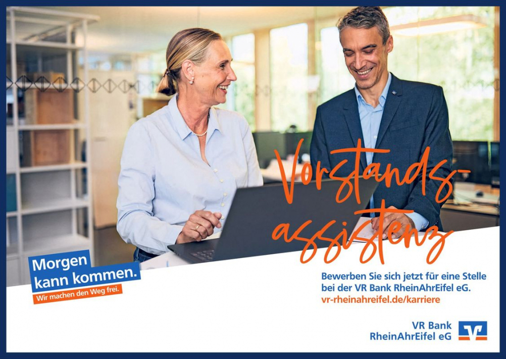 Headerbild VR Bank RheinAhrEifel eG - Vorstandsassistenz (w/m/d) - 7774360